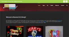 Desktop Screenshot of neoneonart.com